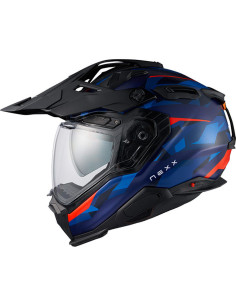 CASCO NEXX X WED 3 TRAILMANIA BLUE RED MAT