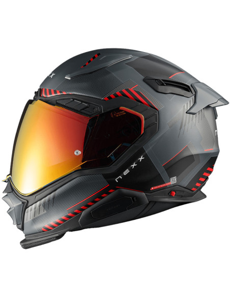 CASCO NEXX X WST 3 FLUENCE MATT GREY RED