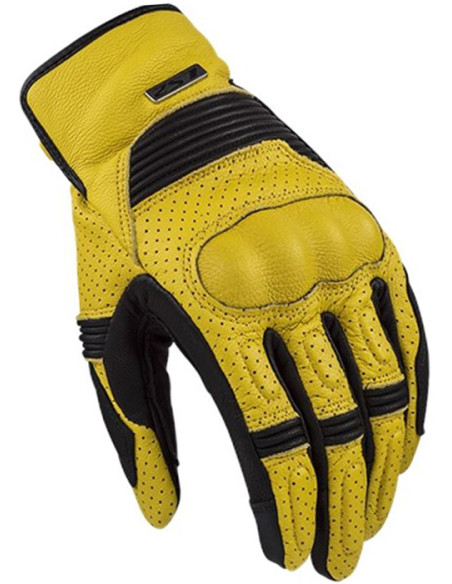 GUANTE LS2 DUSTER MAN MUSTARD BLACK