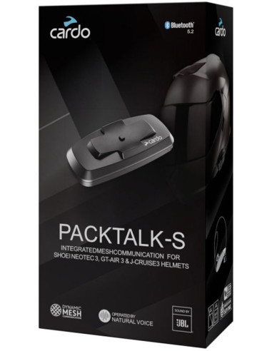 Bluetooth Cardo Packtalk Shoei Generacion 3