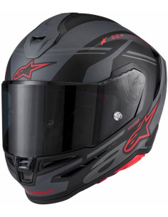 Casco Alpinestars Supertech S-R7 A-Core Grey Red