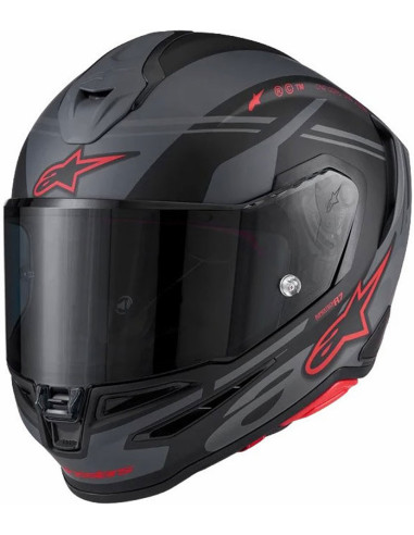 Casco Alpinestars Supertech S-R7 A-Core Grey Red