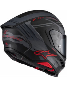 Casco Alpinestars Supertech S-R7 A-Core Grey Red 2