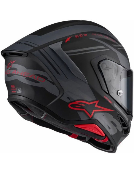 Casco Alpinestars Supertech S-R7 A-Core Grey Red