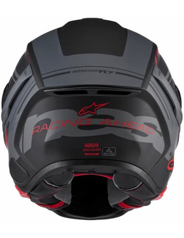Casco Alpinestars Supertech S-R7 A-Core Grey Red