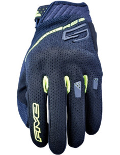GUANTES FIVE RS3 EVO AIRFLOW BLACK YELLOW