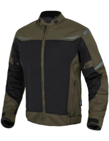 CHAQUETA MOORE AIR MR CENIZA / BLACK