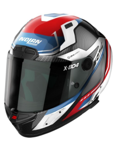 CASCO NOLAN X-804 RS CARBON MAVEN RED BLUE 016