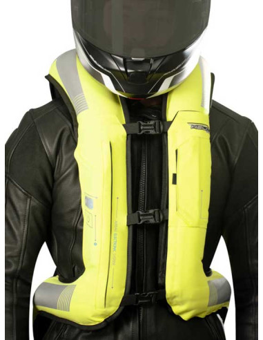 CHALECO AIRBAG HELITE E-TURTLE FLUOR HI-V