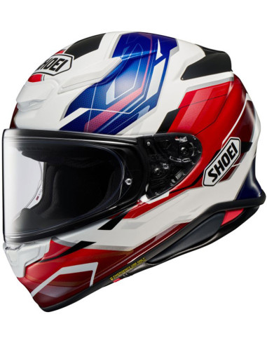 CASCO SHOEI NXR 2 CAPRICCIO BLUE RED TC10
