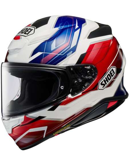 CASCO SHOEI NXR 2 CAPRICCIO BLUE RED TC10