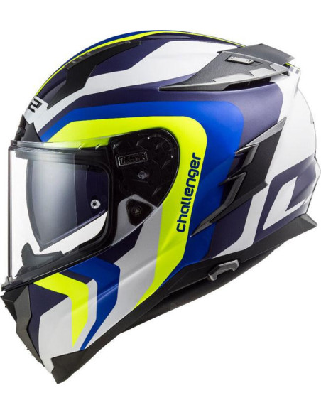 CASCO LS2 FF327 CHALLENGER GALACTIC YELLOW / BLUE