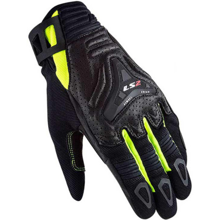 GUANTE LS2 ALL TERRAIN MAN BLACK / YELLOW