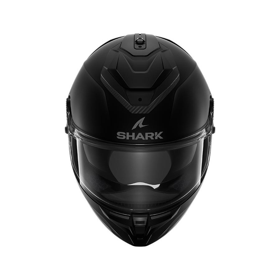 CASCO SHARK SPARTAN GT PRO BLANK BLACK MAT KMA