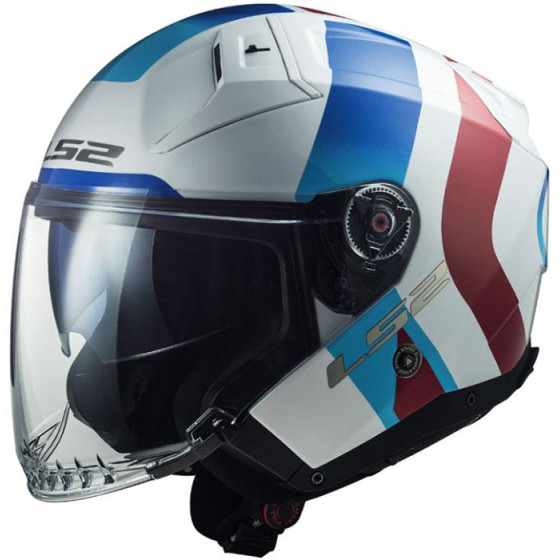 CASCO LS2 OF603 INFINITY II SPECIAL BLUE RED 06