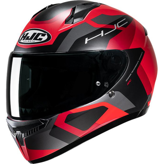 CASCO HJC C10 TINS MC1SF BLACK RED