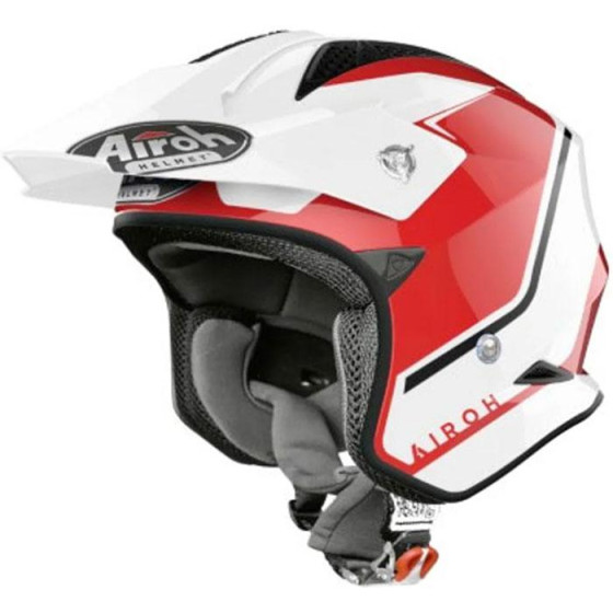 CASCO AIROH TRR S KEEN WHITE RED