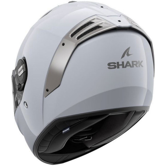CASCO SHARK SPARTAN RS BLANK WHITE SILVER W01