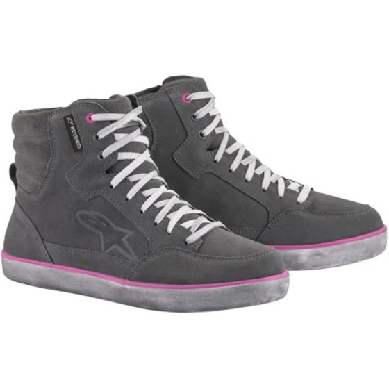 BOTA ALPINESTARS J-6 LADY WATERPROOF GREY / PURPLE