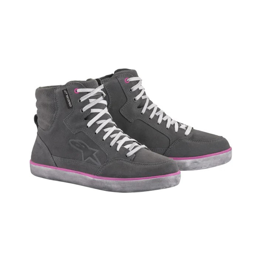 BOTA ALPINESTARS J-6 LADY WATERPROOF GREY / PURPLE