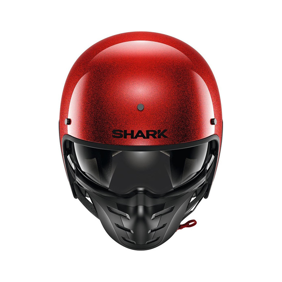 CASCO SHARK S-DRAK GLITTER RED