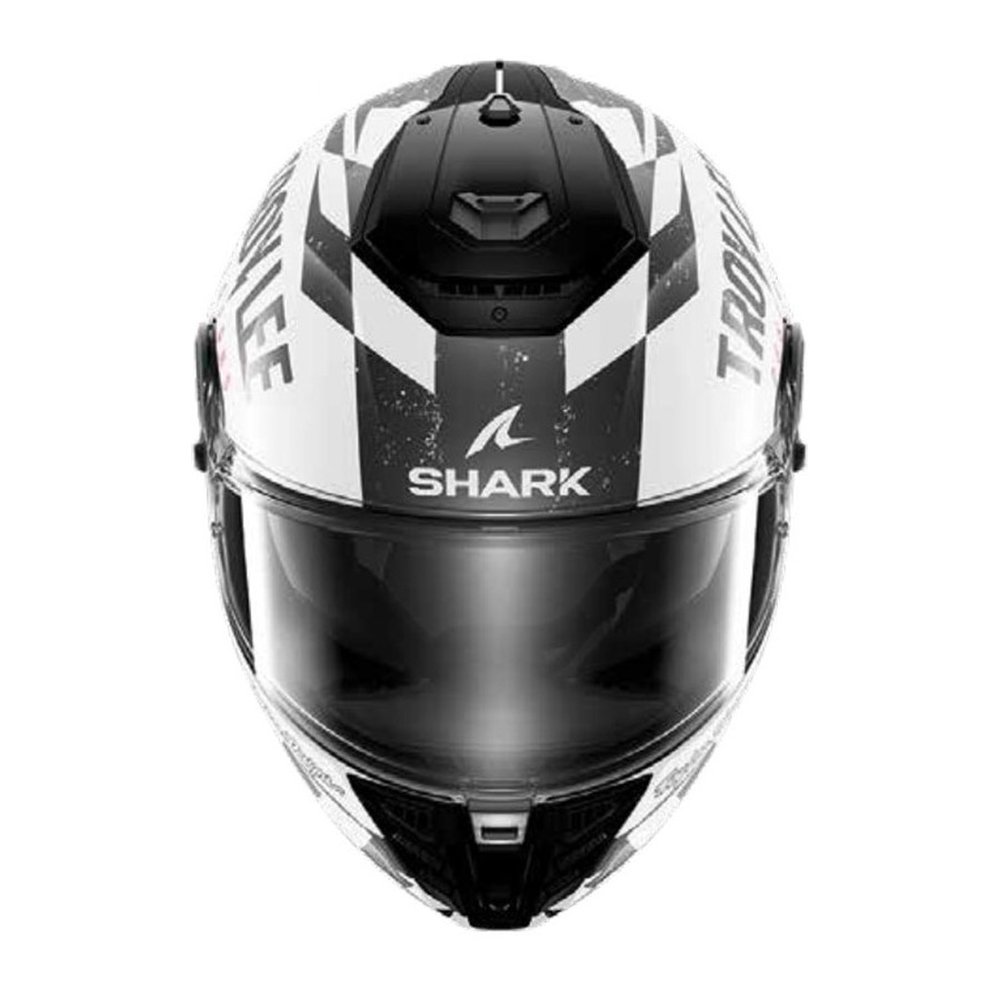 CASCO SHARK SPARTAN RS RACESHOP WHITE WRK