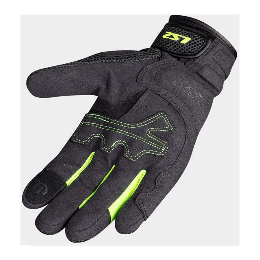 GUANTE LS2 KUBRA MAN BLACK YELLOW