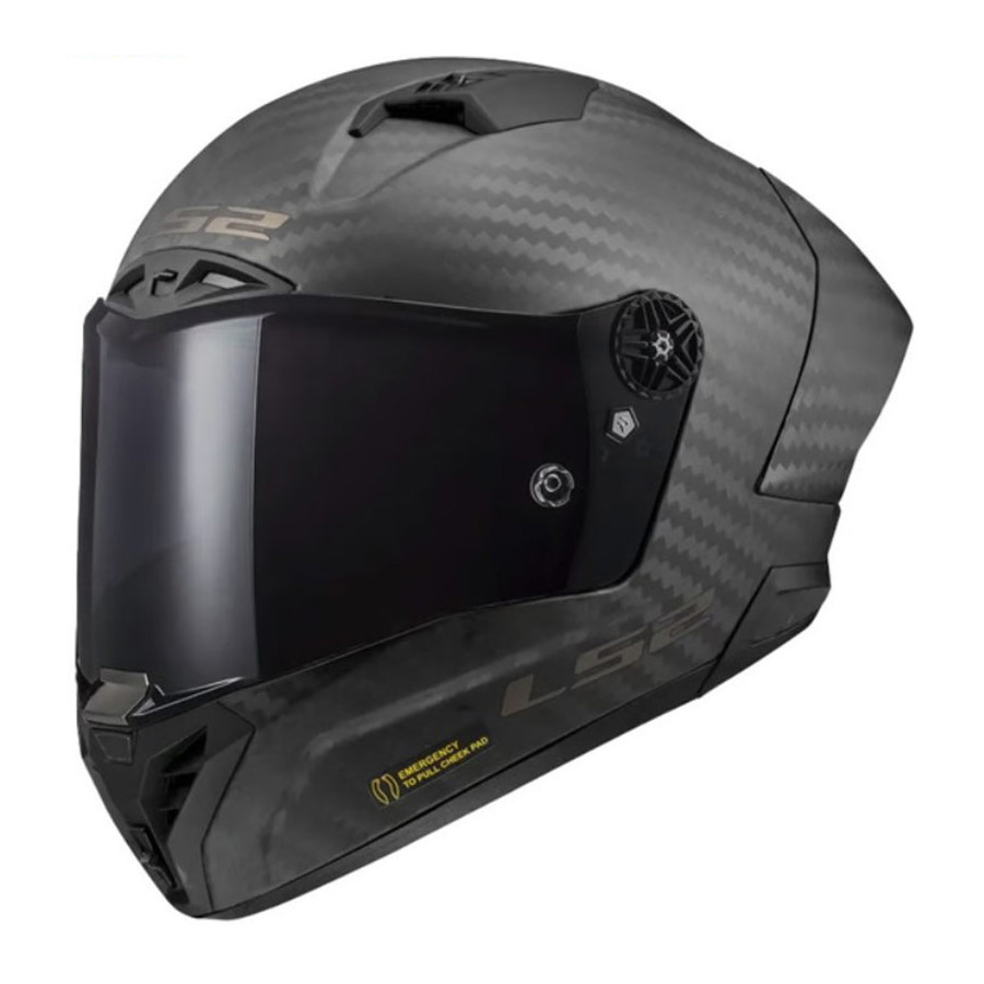 Casco LS2 FF805 Thunder C GP Aero Matt Carbon 06