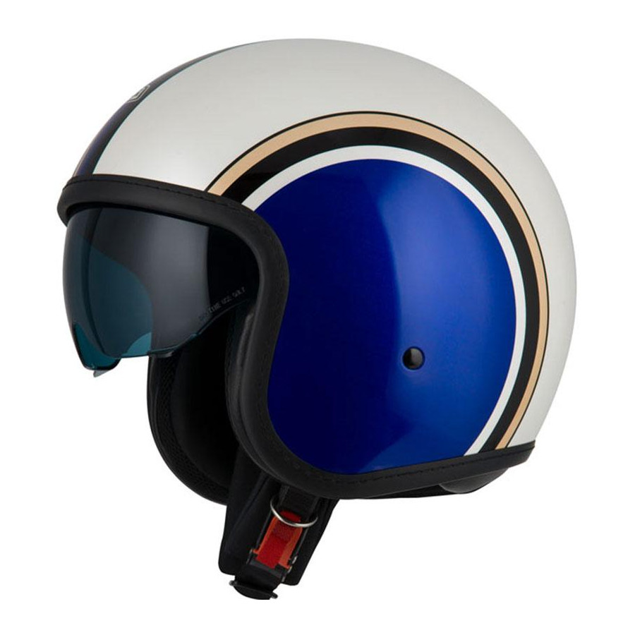 Casco NZI Rolling 4 Sun Diana Blue Pearl White