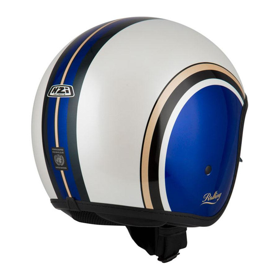 Casco NZI Rolling 4 Sun Diana Blue Pearl White