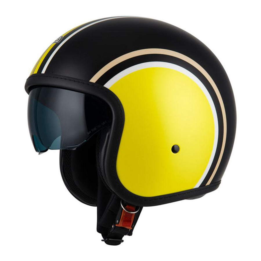 Casco NZI Rolling 4 Sun Diana Yellow Black Matt