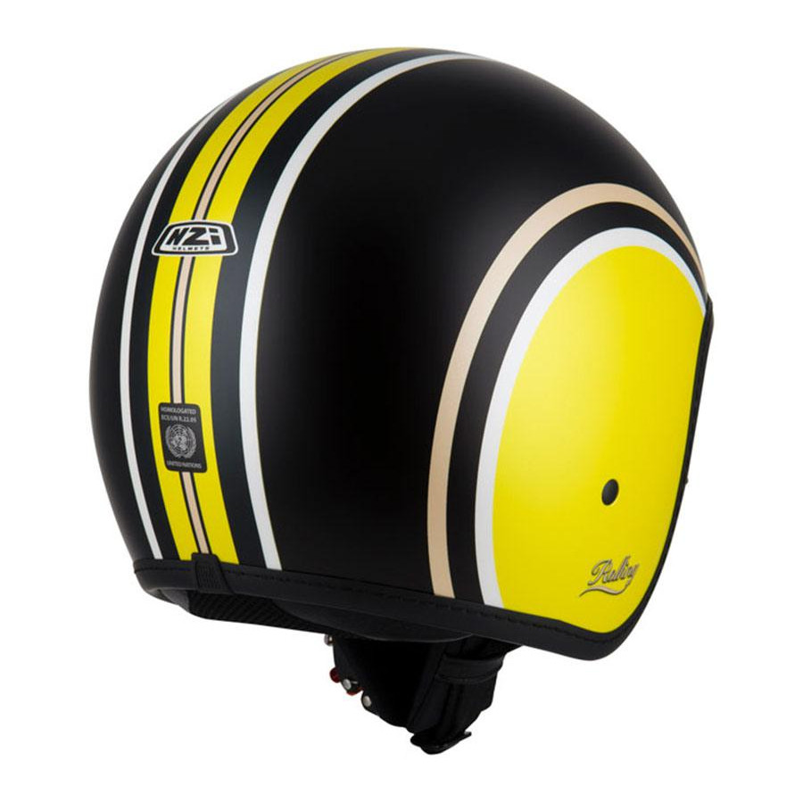 Casco NZI Rolling 4 Sun Diana Yellow Black Matt