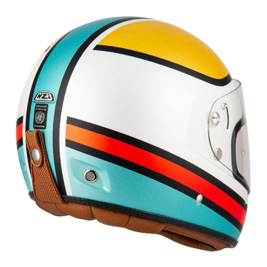 Casco Street Track 4 Outline White & Blue Matt