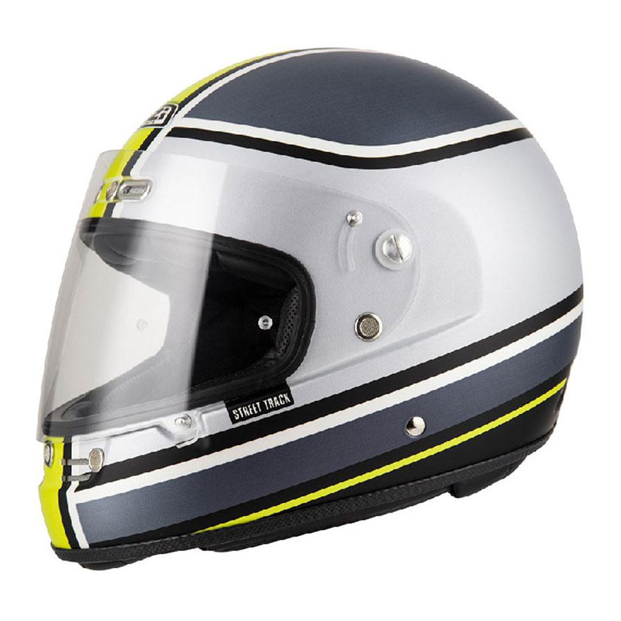 Casco Street Track 4 Outline White & Yellow Matt