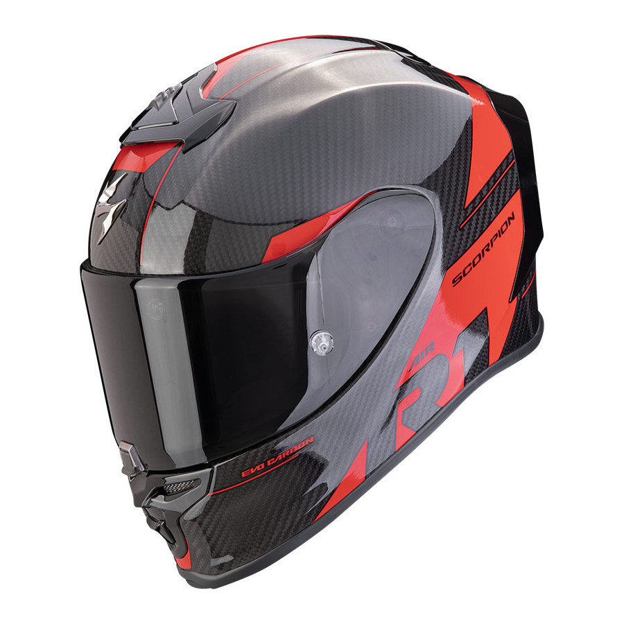 CASCO SCORPION EXO-R1 EVO AIR CARB  RALLY RED