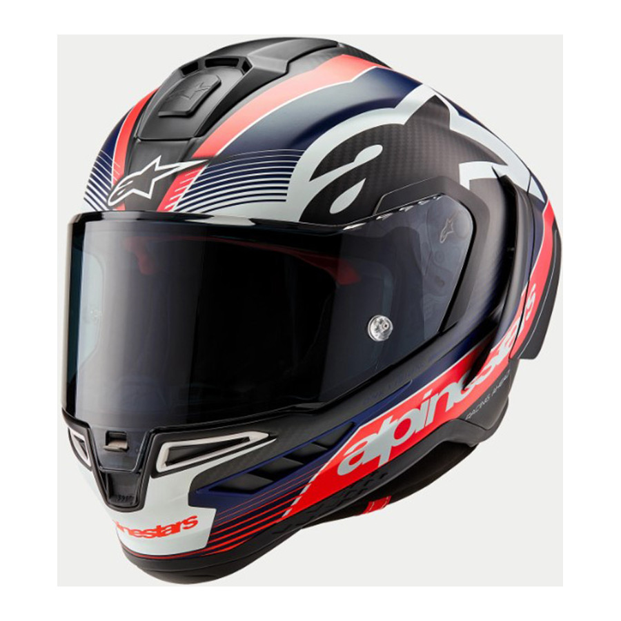 Casco Alpinestars Supertech R10 Team Carbon Blue