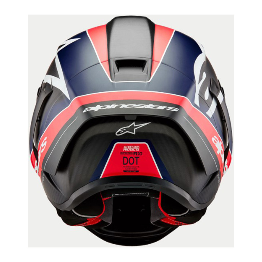 Casco Alpinestars Supertech R10 Team Carbon Blue