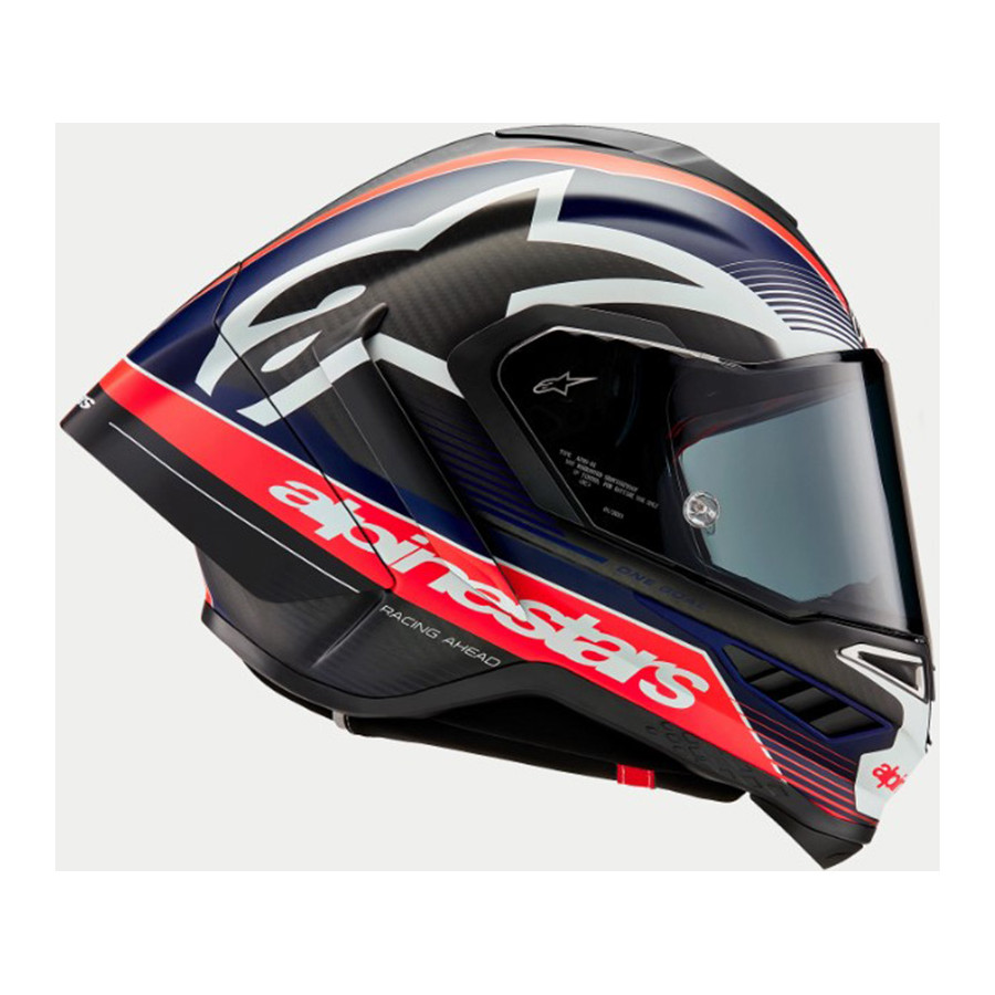 Casco Alpinestars Supertech R10 Team Carbon Blue