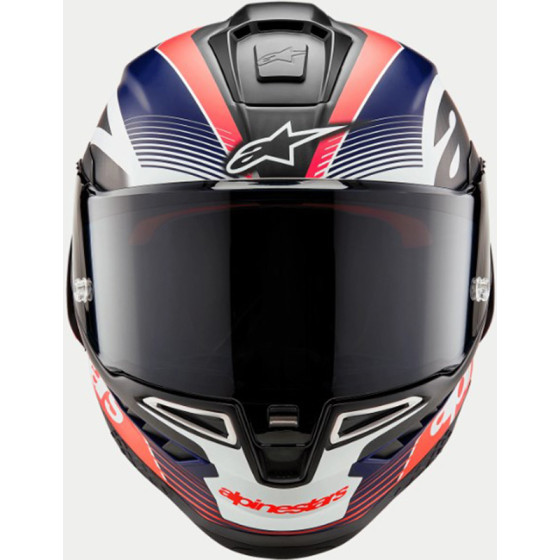 Casco Alpinestars Supertech R10 Team Carbon Blue