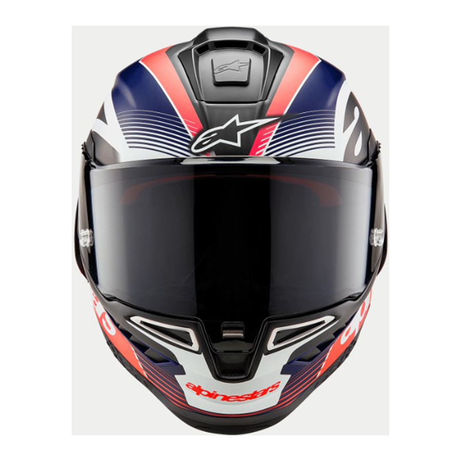 Casco Alpinestars Supertech R10 Team Carbon Blue