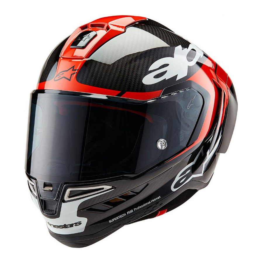 Casco Alpinestars Supertech R10 Element CAR Red