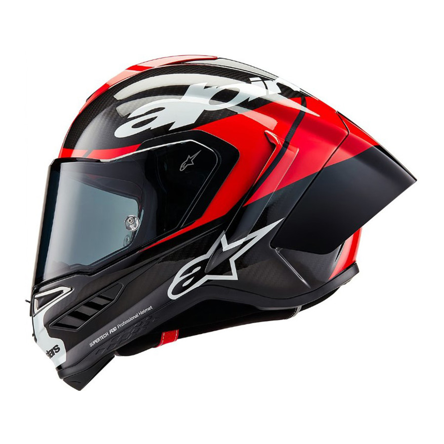 Casco Alpinestars Supertech R10 Element CAR Red