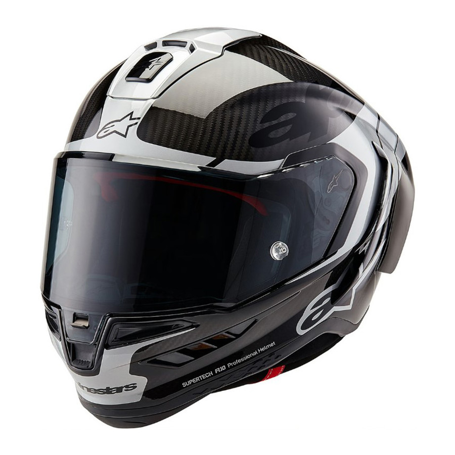 Casco Alpinestars Supertech R10 Element CAR Silver