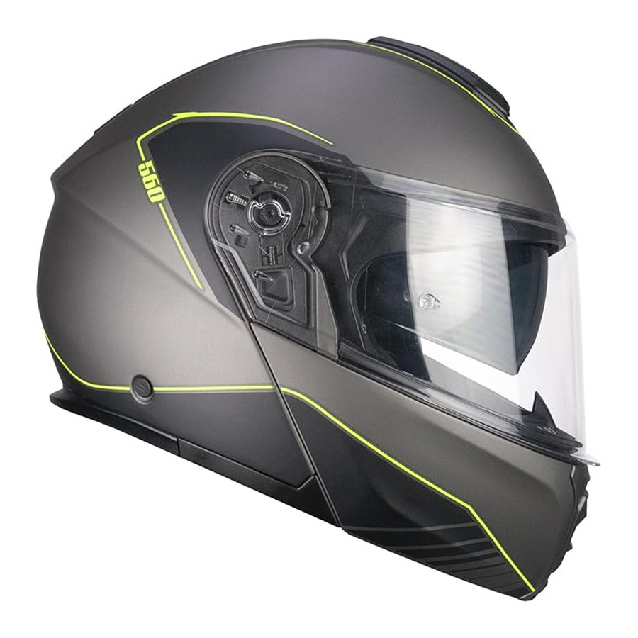 Casco CGM 560G MAD Ride Grey Yellow Matt