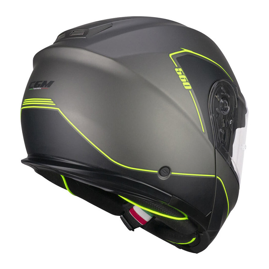 Casco CGM 560G MAD Ride Grey Yellow Matt