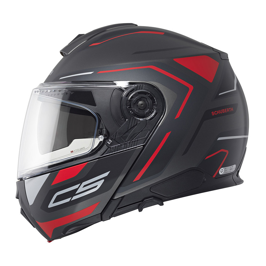 Casco Schuberth C5 Omega Matt Red