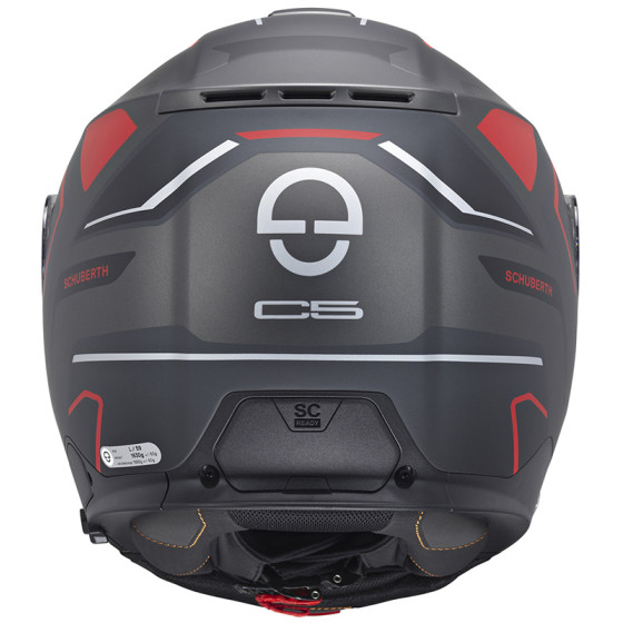 Casco Schuberth C5 Omega Matt Red