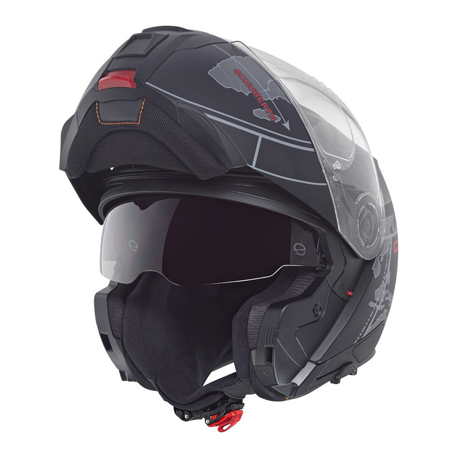 Casco Schuberth C5 Globe Grey Red