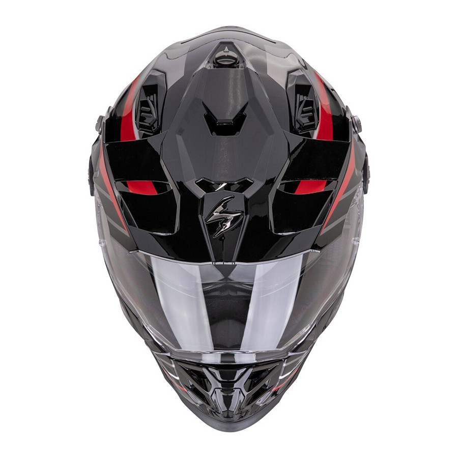 Casco Scorpion ADF-9000 Air Feat Black Red