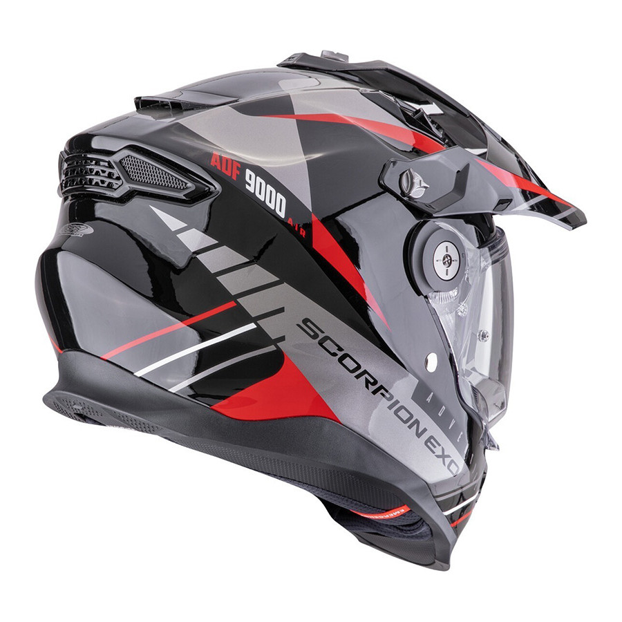 Casco Scorpion ADF-9000 Air Feat Black Red